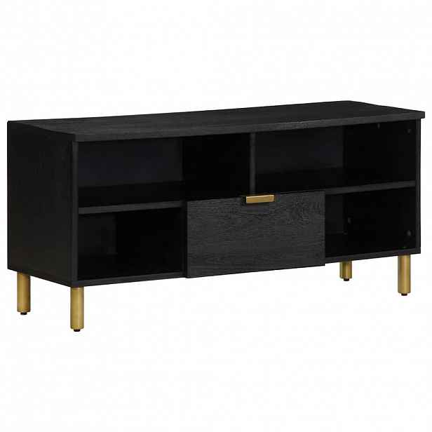 vidaXL TV skříňka černá 100 x 33 x 46 cm kompozitní dřevo