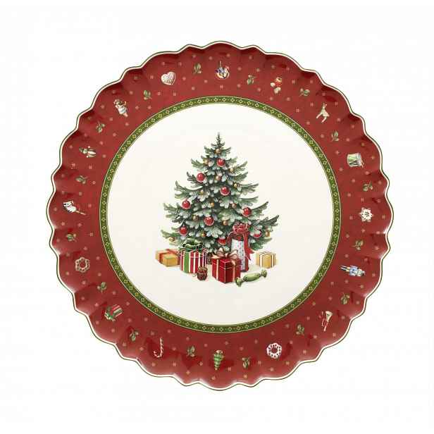 Villeroy & Boch Toy´s Delight vánoční koláčový podnos, 33 cm