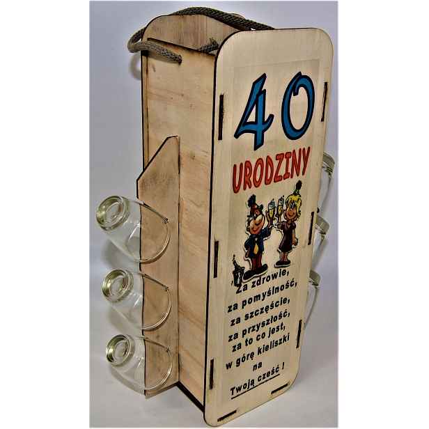 Dárek s alkoholem k 40. narozeninám