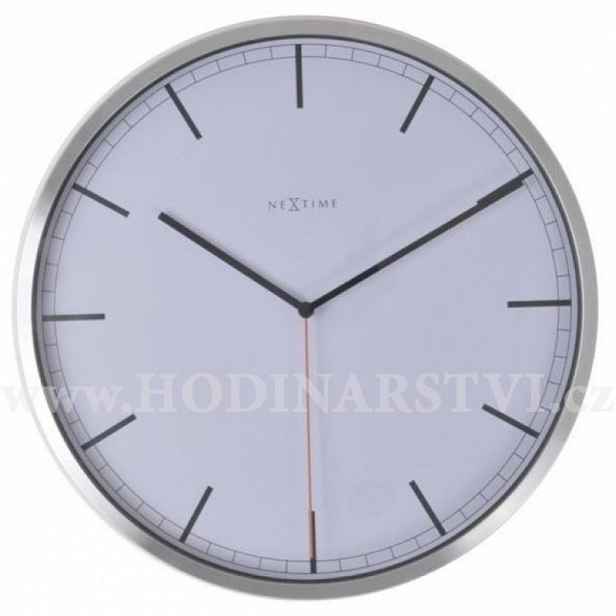 Hodiny NEXTIME 3071wi Company White Stripe 35cm