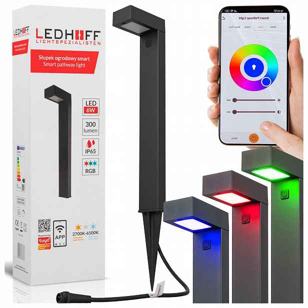 Led zahradní lampa Sloupek pro osvětlení, zapichovací špíz, sloupky pro zahradu