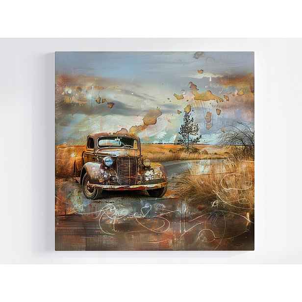 Obraz Na Plátně Plátno Retro Vintage Auto Oldtimer Klasika 50x50
