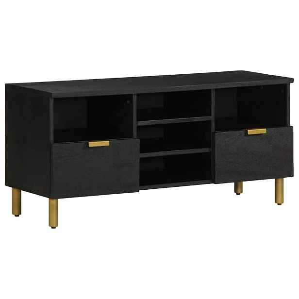 vidaXL TV skříňka černá 100 x 33 x 46 cm kompozitní dřevo