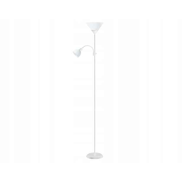 Lampa podlahová E27+E14 White *