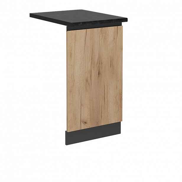 Vicco ČELNÍ PANEL MYČKY R-Line Zlatý mocný dub 45 cm , PD Antracit