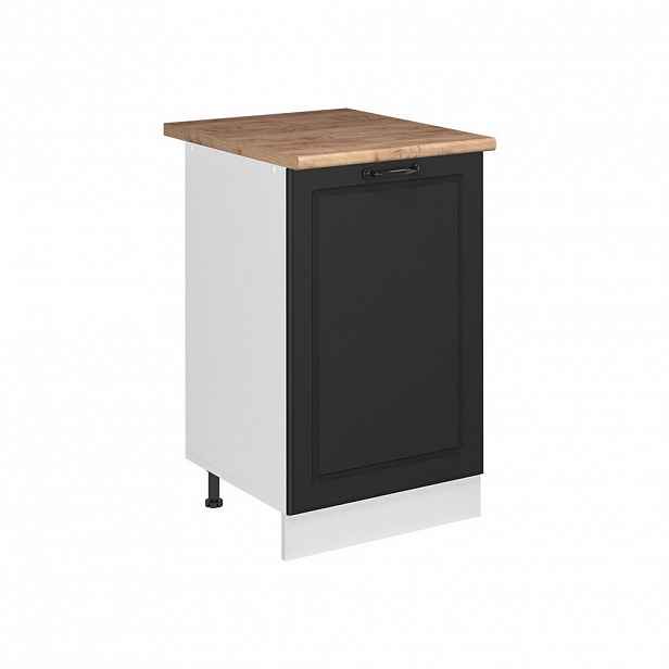 Vicco SPODNÍ SKŘÍŇKA KUCHYŇSKÉ LINKY R-Line, Antracitový venkovský dům/Bílá, 50 cm pracovná doska Dub Goldkraft