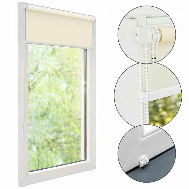 Interiérové okenní rolety Složené S Napínákem 100x220 Na Míru Barvy