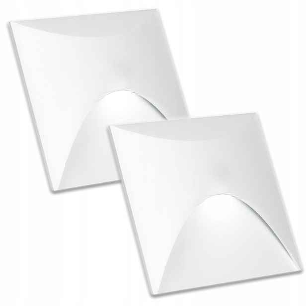 2x Aluminiová Schodišťová Osvětlovací Objímka Osvětlení Schodů