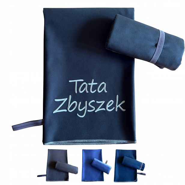 Koupací Ručník Pro Tatínka, Velký, Rychleschnoucí, Z Mikrovlákna S Vyšívaným Nápisem