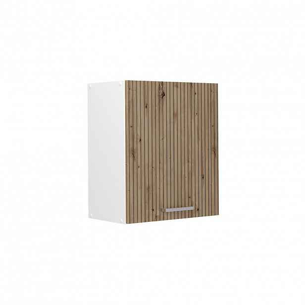 Vicco VĚŠÁK NA STĚNU R-Line, Řemeslný dub/Bílá, 50 cm