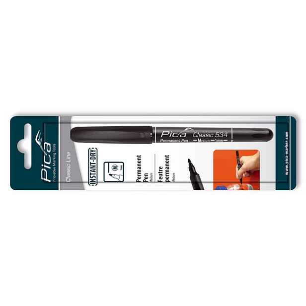 Značkovač permanentní Pica Classic 534 1 mm černý