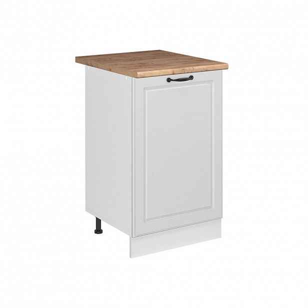Vicco SPODNÍ SKŘÍŇKA KUCHYŇSKÉ LINKY R-Line, Bílý venkovský dům/Bílá, 50 cm pracovná doska Dub Goldkraft