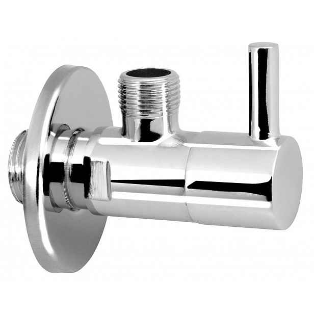 Aqualine - Rohový ventil 1/2"x3/8", bez matky, chrom 5317