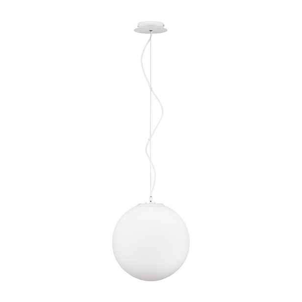 Bílé skleněné závěsné svítidlo ø 30 cm Nevoso – Nova Luce