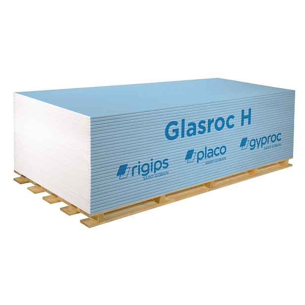Deska sádrová protipožární Rigips Glasroc H 2 000×1 250×12,5 mm