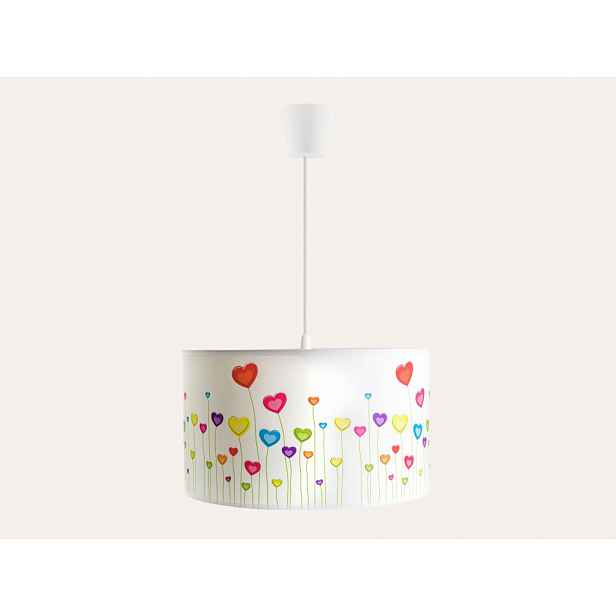 ELIS DESIGN Dětský lustr - Srdíčka