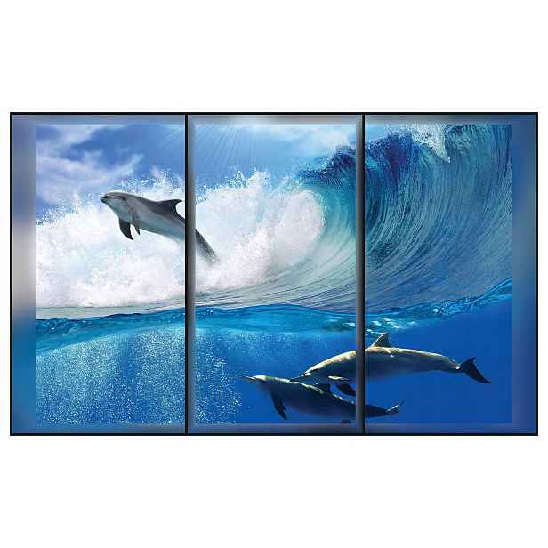 Fototapeta Delfíni oceán slunce vinylová 254x184 lepidlo