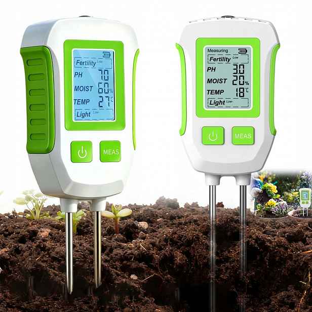 Měřič Vlhkosti Půdy 5V1 Ph Půdní Měřič Vlhkosti A Substrátu S LCD