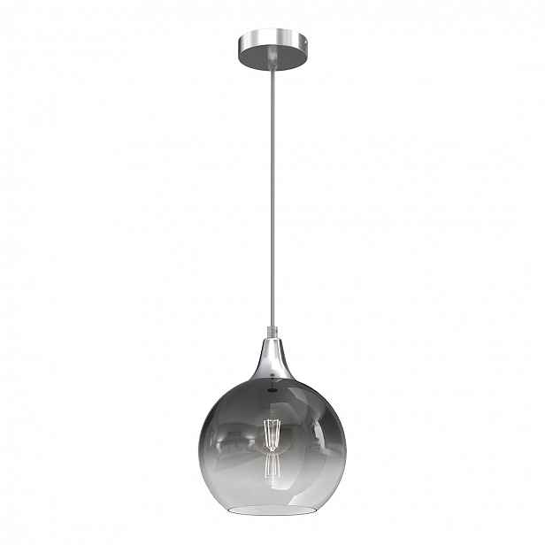 Závěsná lampa Milagro Monte Silver MLP8320 1xE27 skleněná koule stříbrná 20 cm