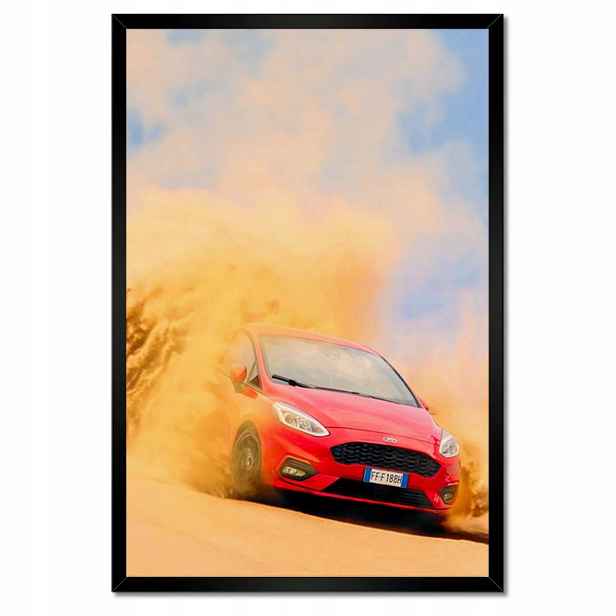 Plakáty v rámu 40x60 Drift v poušti Fordem
