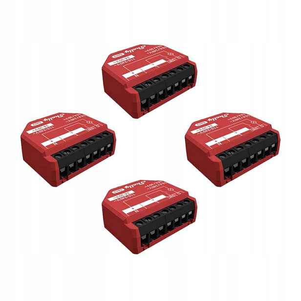 Shelly Sada 4 ovladačů pro dálkové ovládání 1pm Gen3 Wifi Bluetooth