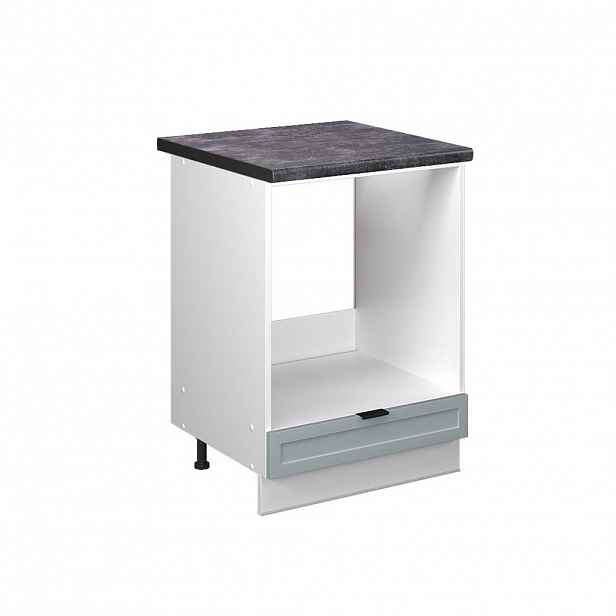 Vicco SKŘÍŇKA NA VESTAVĚNOU TROUBU Fame-Line Světle modrošedá 60 cm , PD Antracit