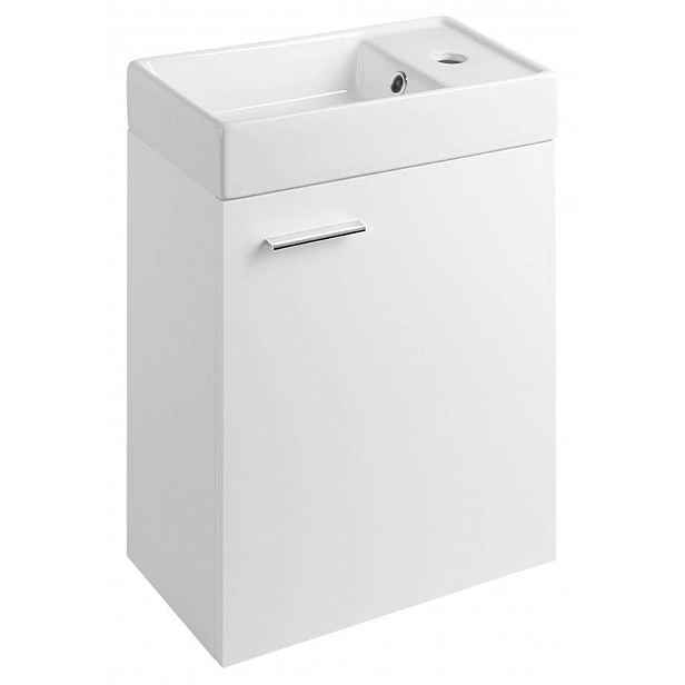 Aqualine Zoja - Skříňka s umývátkem 40x22 cm, bílá 51049A-02
