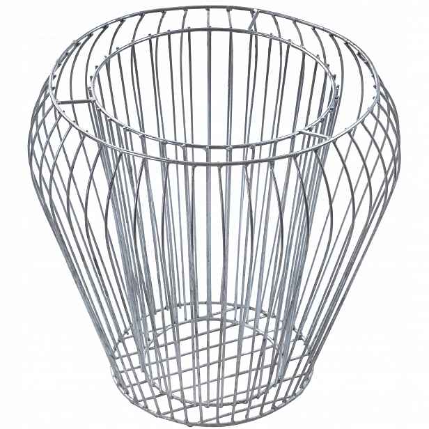 Gabionový Květináč Zahradní Ocelový 47 CM Pozinkovaný