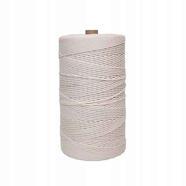 Surový bavlněný knot 3x16N motek 1kg