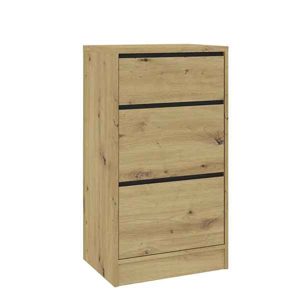 Casarredo Komoda 3S BURELA dub artisan/antracit