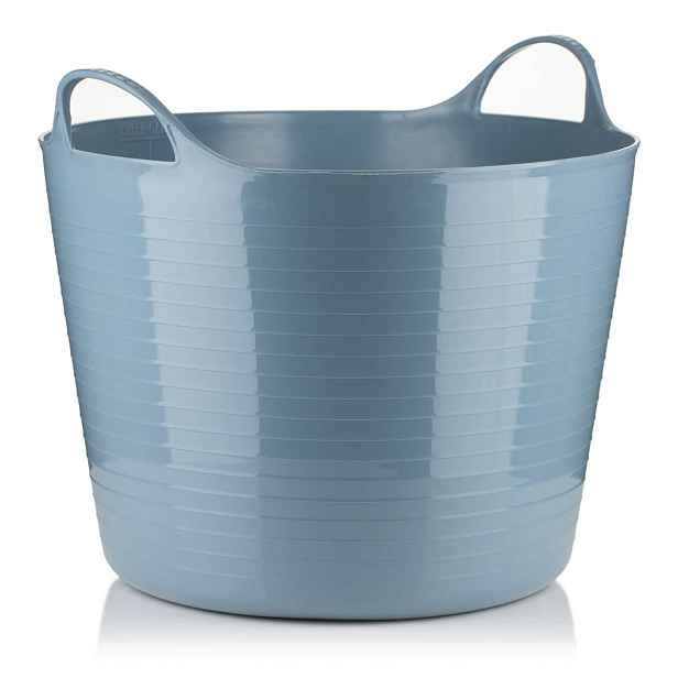 H&S Decoration Flexibilní plastový koš Euka 26 l modrý