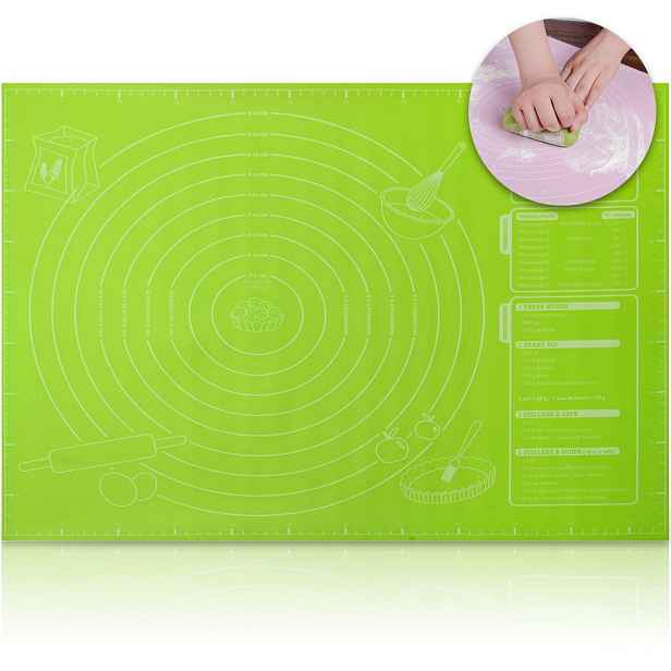 Kitchen&Home AG282B Silikonová podložka na těsto 60x45cm, zelená