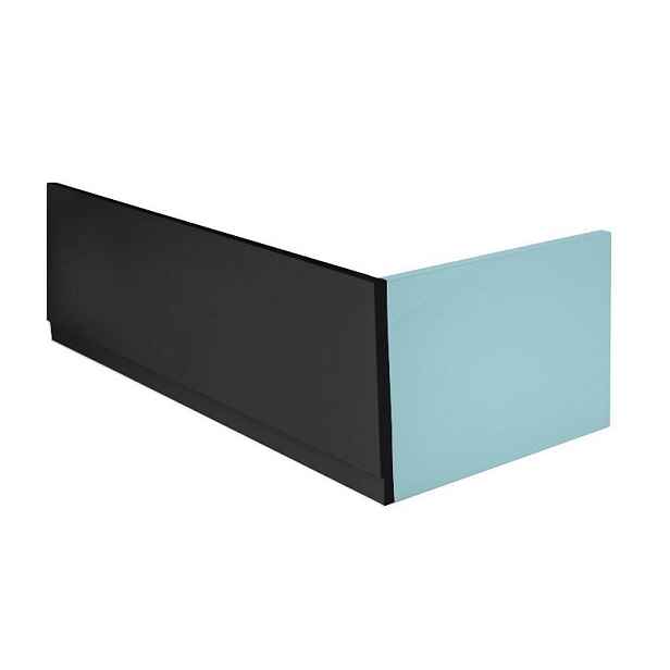 Polysan PLAIN panel čelní 150x59cm; černá mat; levý