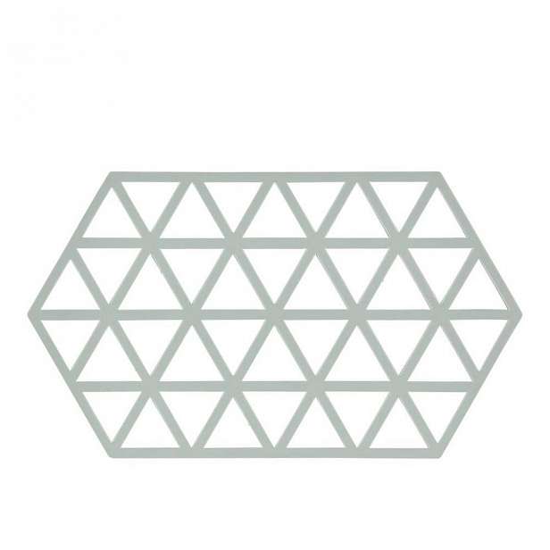 Modrošedá silikonová podložka pod horké nádoby Zone Triangles