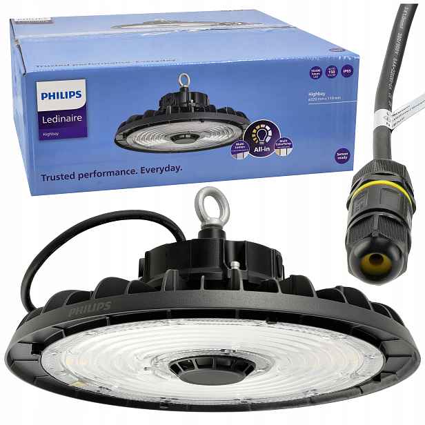 Průmyslová Led lampa Ufo High Bay 100W/145W/195W Cct Philips Premium IP65