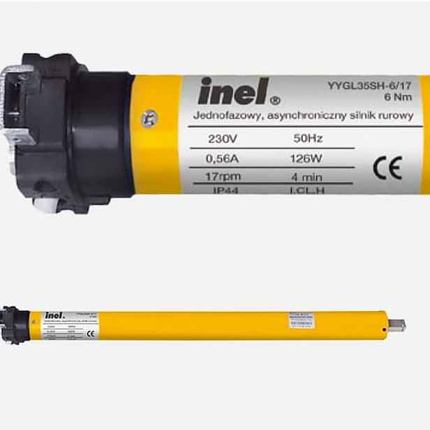 Inel motor pro rolety N-6SH 6/17 pro trubky z Ø 40 (krátký 390 mm)