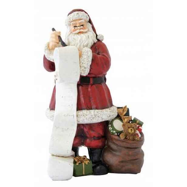 Vánoční dekorace Santa a seznam jmen