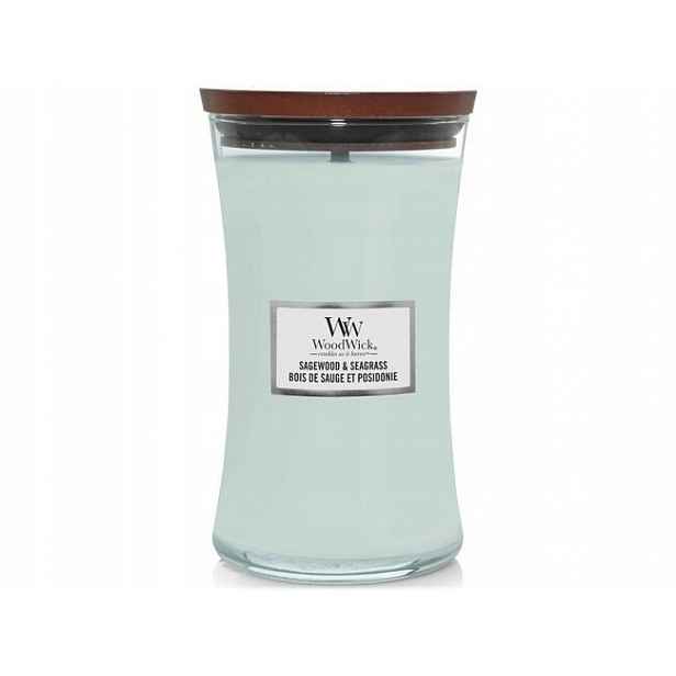 WoodWick velká svíčka Sagewood & Seagrass 609.5 g