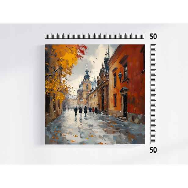 Obraz Na Plátně Canvas Město Staré Město Kostel Kamínky Krakov 50x50