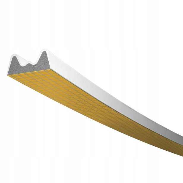 Těsnění Tlt do oken a dveří, profil K, 9 x 4mm x 2x50m, hnědé