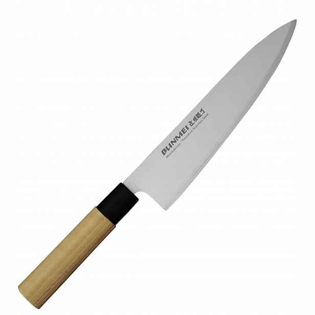 Bunmei Japonský ostrý Nůž pro šéfkuchaře 56-57 Hrc 20 cm