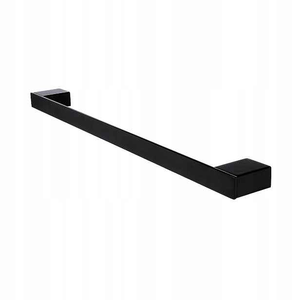 Nimco Kibo Černá černý nástěnný držák na ručníky, 48 cm Ki-14046-90