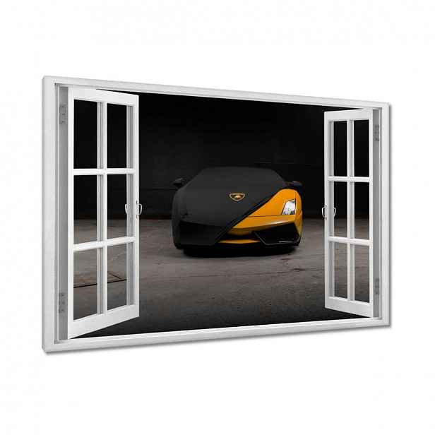 Obrazy 90x60 Oranžové auto