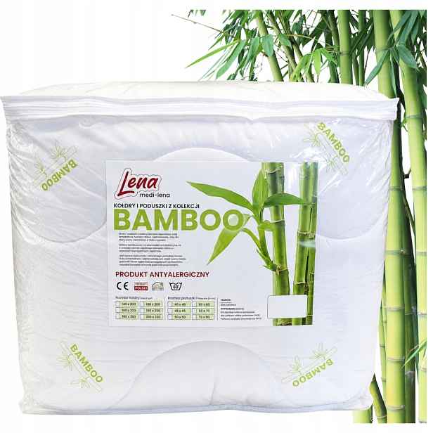 Přikrývka Bambusová 160x200 Bamboo Antialergická Prošívaná Celoroční teplá