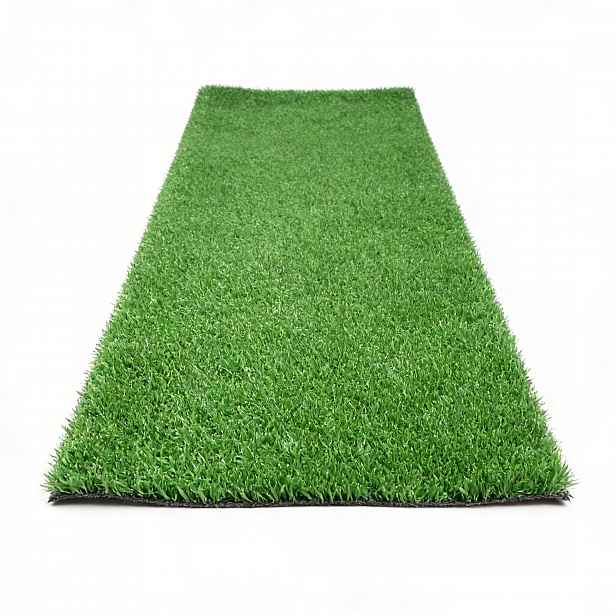 TEMU Zelený PE umělý trávník, 1,8x3 m vnitřní/venkovní syntetická trávníková podložka, 1,5 cm vysoká realistická trávníková rohož s odvodňovacími