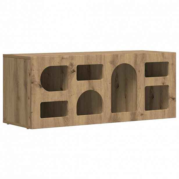 vidaXL Televizní skříň ELST 100 x 35 x 40 cm Artisanový dub