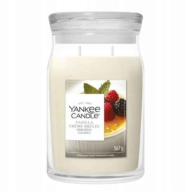 Yankee Candle Signature velká svíčka Vanilla Creme Brulee