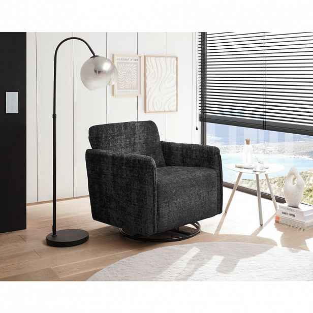 Livetastic KŘESLO, textil, černá