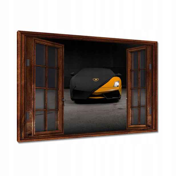 Obrazy 90x60 Oranžové auto