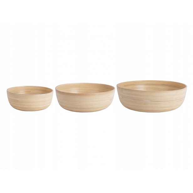 Sada misek Puro Round Natural